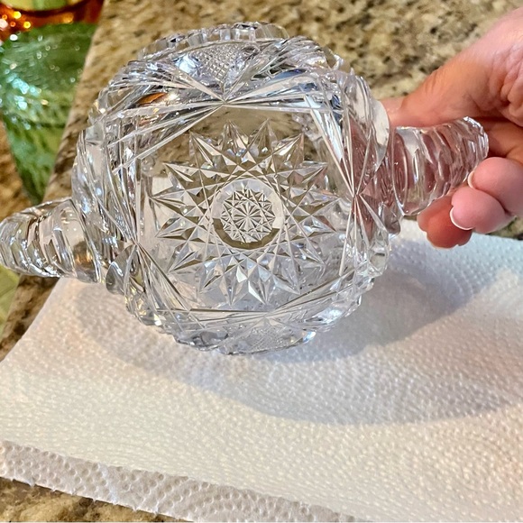 American Brilliant cream and sugar - Picture 3 of 5